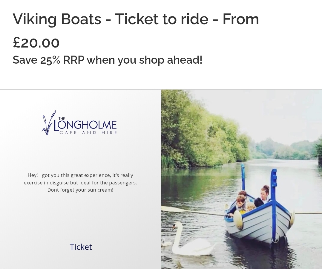 🛶 Get 25% OFF VIKING BOAT HIRE IN BEDFORD! | Categories: Attractions, Online | Featured Deal 🛶 Get 25% OFF VIKING BOAT HIRE IN BEDFORD! - (25% off) Valid from March 25, 2025