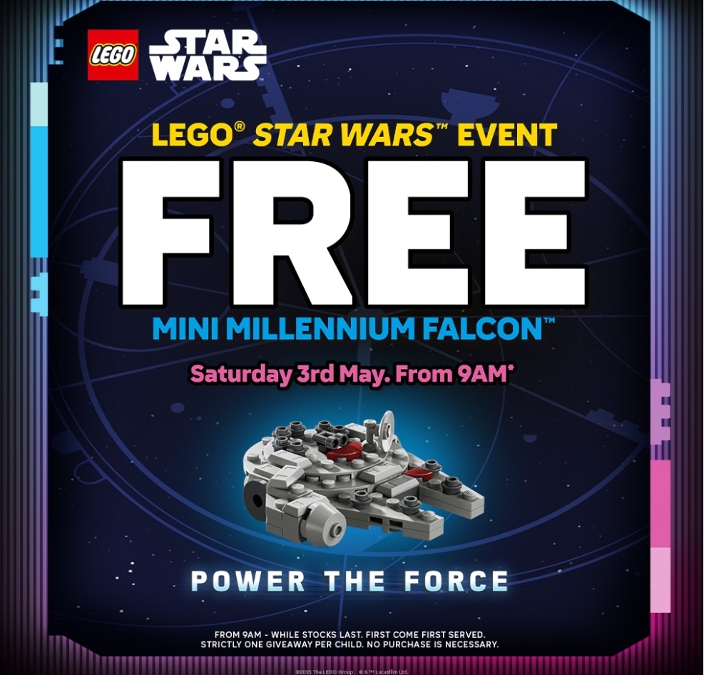 🧱 FREE LEGO AT SMYTH STORES ON 3RD MAY 2025! - $0.00  Valid from May 03, 2025 until May 03, 2025