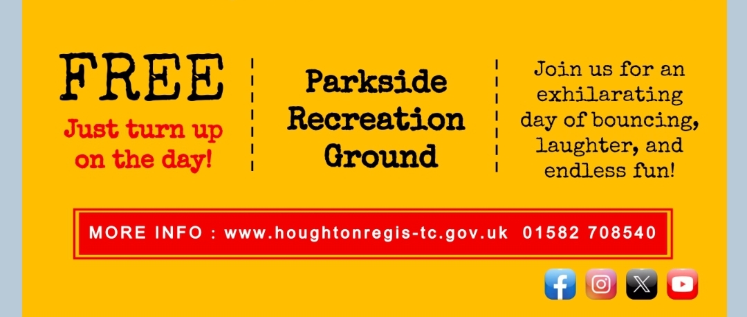 ๐คธโโ๏ธFREE INFLATABLE FUN - HOUGHTON REGIS at Parkside Recreation Ground, Parkside Drive, Houghton Regis, Bedfordshire LU5 5RA | Family, Free, Fun, Kids, Outdoor, Parks | Suitable for: Children ๐คธโโ๏ธFREE INFLATABLE FUN - HOUGHTON REGIS - Event Image 3 July 30, 2024 01:00 PM