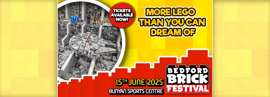 🧱 Bedford Brick Festival 2025 at The John Bunyan Centre, Bedford - June 15, 2025 10:00 AM at John Bunyan Sports and Fitness Centre, Mile Rd, Bedford, MK42 9TS