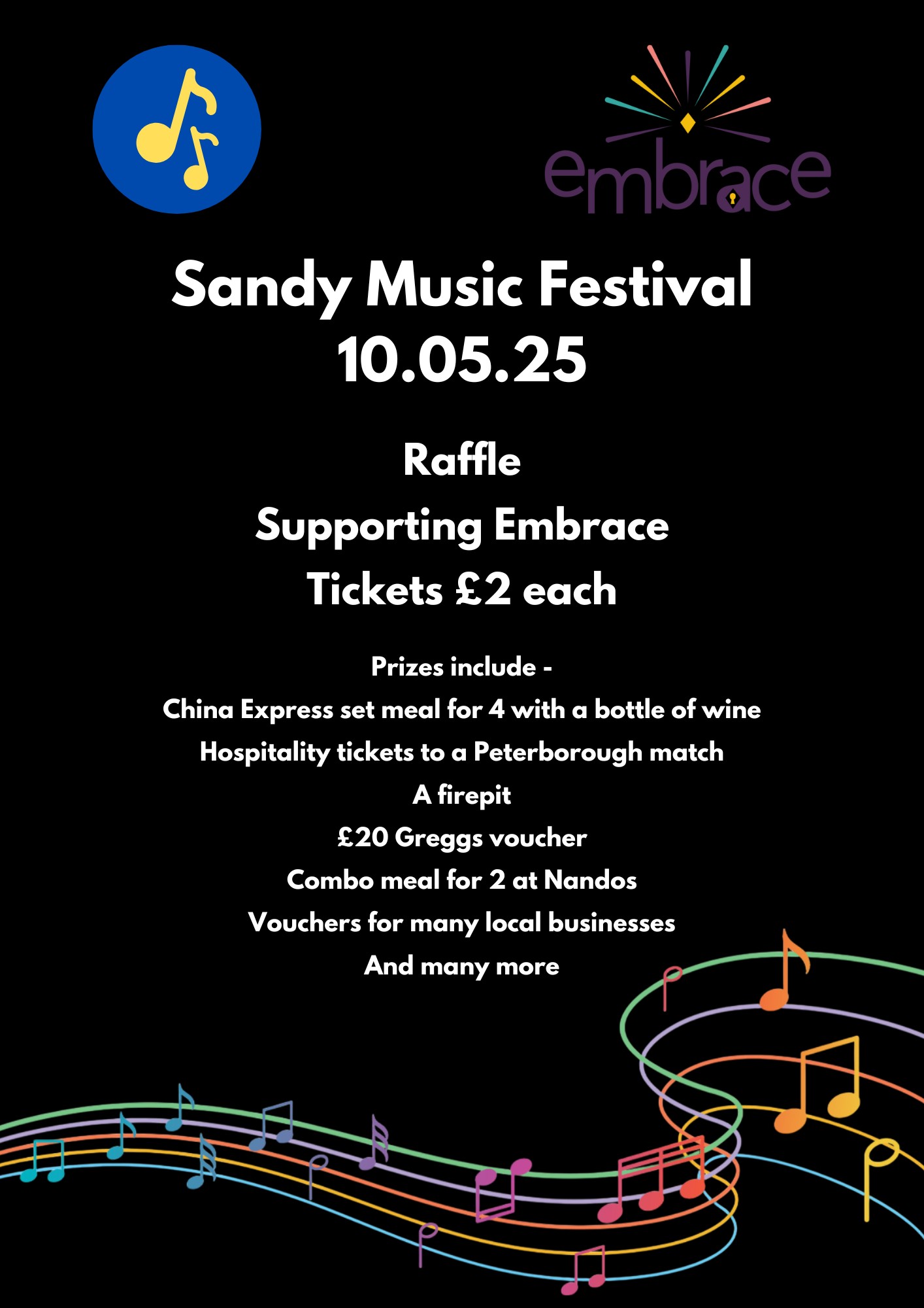 🎶 Sandy Music Festival 2025 at High Street, Sandy, SG19 1AG | Adults, Entertainment, Food/Drink, Free Entry, Fun, Indoor, Music, Nightlife, Social, Date Idea, Outdoor | Suitable for: Family, Toilets 🎶 Sandy Music Festival 2025 - Event Image 2 May 10, 2025 12:00 PM