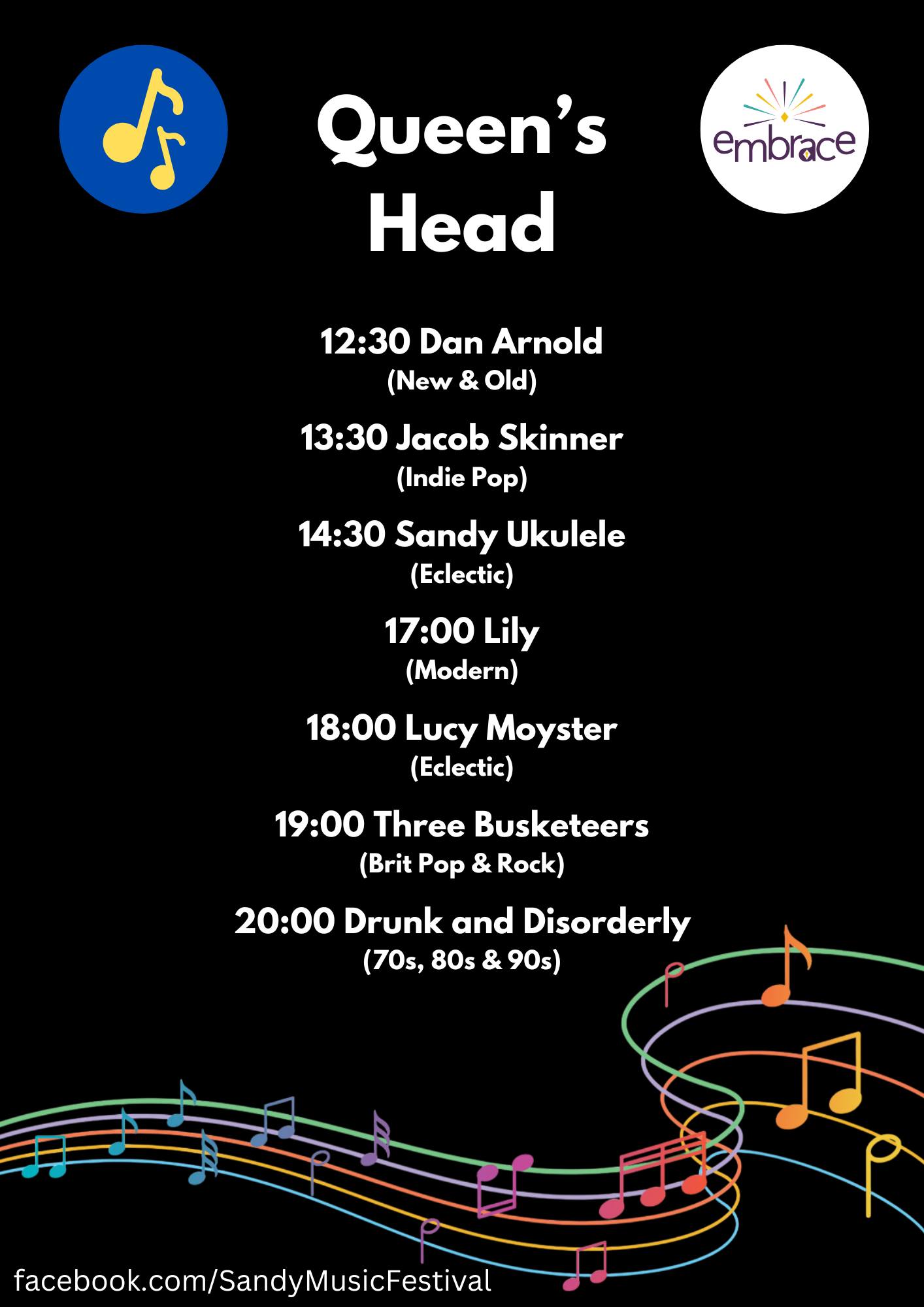 🎶 Sandy Music Festival 2025 at High Street, Sandy, SG19 1AG | Adults, Entertainment, Food/Drink, Free Entry, Fun, Indoor, Music, Nightlife, Social, Date Idea, Outdoor | Suitable for: Family, Toilets 🎶 Sandy Music Festival 2025 - Event Image 3 May 10, 2025 12:00 PM