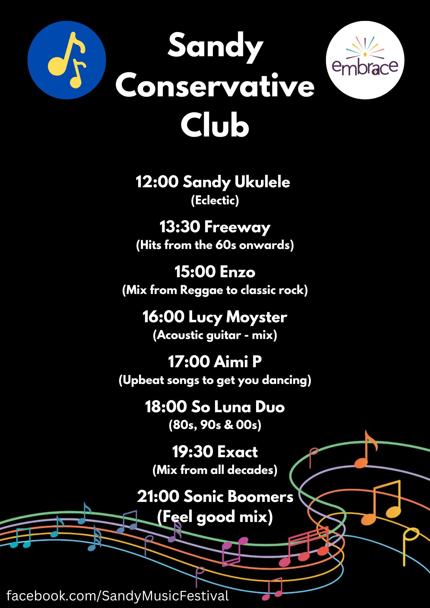 🎶 Sandy Music Festival 2025 at High Street, Sandy, SG19 1AG | Adults, Entertainment, Food/Drink, Free Entry, Fun, Indoor, Music, Nightlife, Social, Date Idea, Outdoor | Suitable for: Family, Toilets 🎶 Sandy Music Festival 2025 - Event Image 7 May 10, 2025 12:00 PM