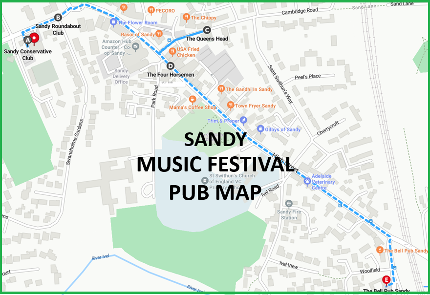 🎶 Sandy Music Festival 2025 at High Street, Sandy, SG19 1AG | Adults, Entertainment, Food/Drink, Free Entry, Fun, Indoor, Music, Nightlife, Social, Date Idea, Outdoor | Suitable for: Family, Toilets 🎶 Sandy Music Festival 2025 - Event Image 9 May 10, 2025 12:00 PM