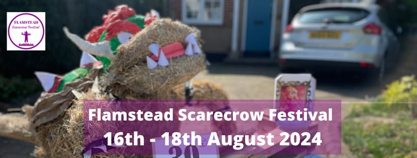 👒 Flamstead Scarecrow Festival 2025 - August 15, 2025 12:00 PM at Flamstead Village School, located down Trowley Hill Road AL3 8DJ