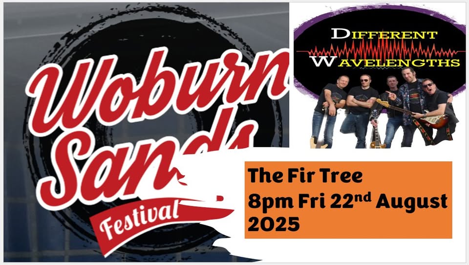 🎤 Different Wavelengths - Woburn Sands Festival 2025 - August 22, 2025 08:00 PM at The Fir Tree Inn, The Square, Woburn Sands, Milton Keynes MK17 8SY
