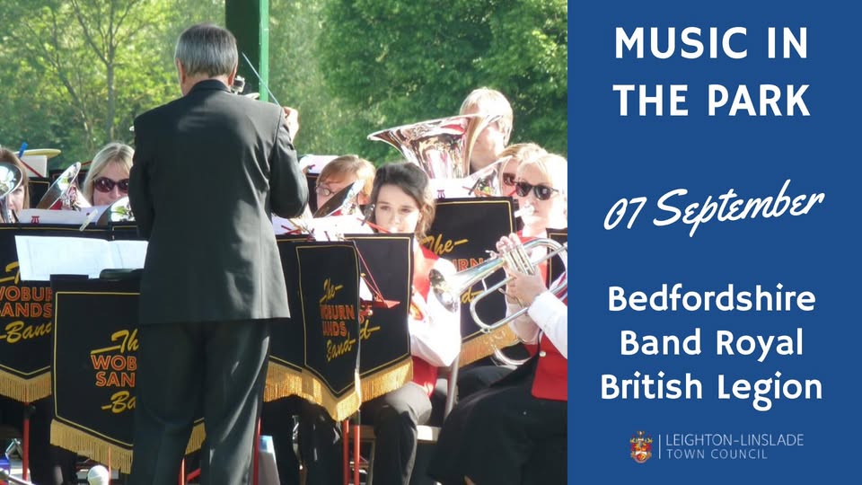 🎼 Music in the Park - Bedfordshire Band Royal British Legion playing in Leighton Buzzard - Original Event Image | Adults, Entertainment, Family, Free, Music, Outdoor, Parks, Play Parks | Suitable for: Accessible, Family, Toilets 🎼 Music in the Park - Bedfordshire Band Royal British Legion playing in Leighton Buzzard - September 07, 2025 03:00 PM at The Band Stand, Parsons Close Recreation Ground, Leighton Buzzard, LU7 1SD