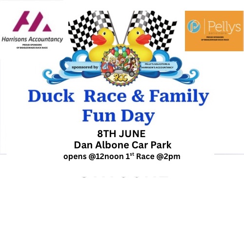 🦆 Biggleswade Community Carnival (BCC) Annual Duck Race and Family Fun Day 2025 - Original Event Image | Adults, Date Idea, Entertainment, Family, Food/Drink, Free Entry, Fun Fair, Low Cost, Outdoor, Seasonal, Social, Teens, Fun, Parks, Pay On Entry | Suitable for: Accessible, Children, Family, Parking Onsite 🦆 Biggleswade Community Carnival (BCC) Annual Duck Race and Family Fun Day 2025 - June 08, 2025 12:00 PM at Dan Albone Car Park, Shortmead Street, Biggleswade SG18 0AB