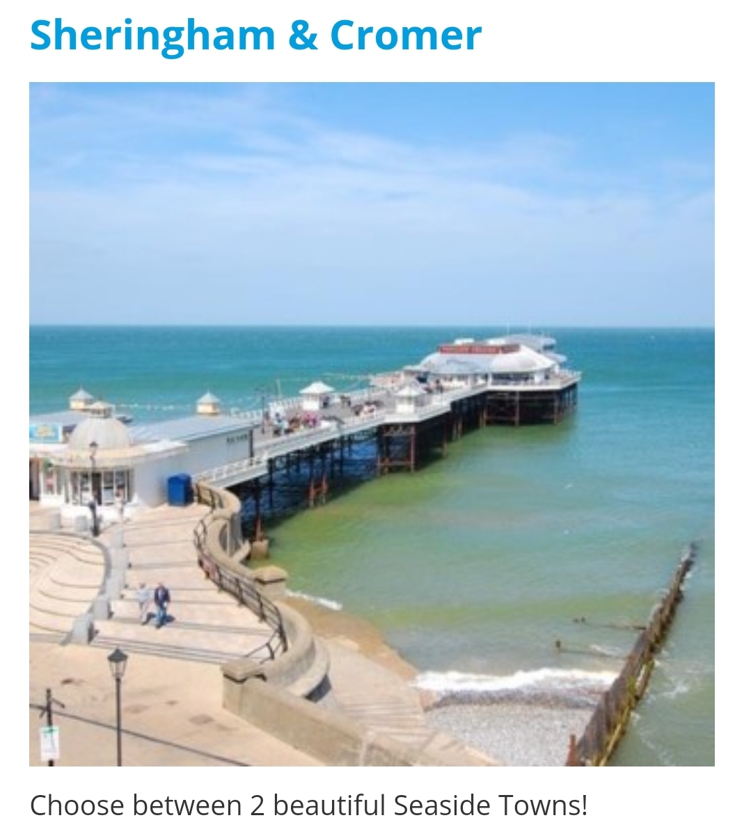🏖 A coach trip to Sheringham or Cromer with Three Star Coaches - Leaving from  Luton, Sundon Park, Wixams & Bedford - Event Image 2 July 24, 2025 07:30 AM