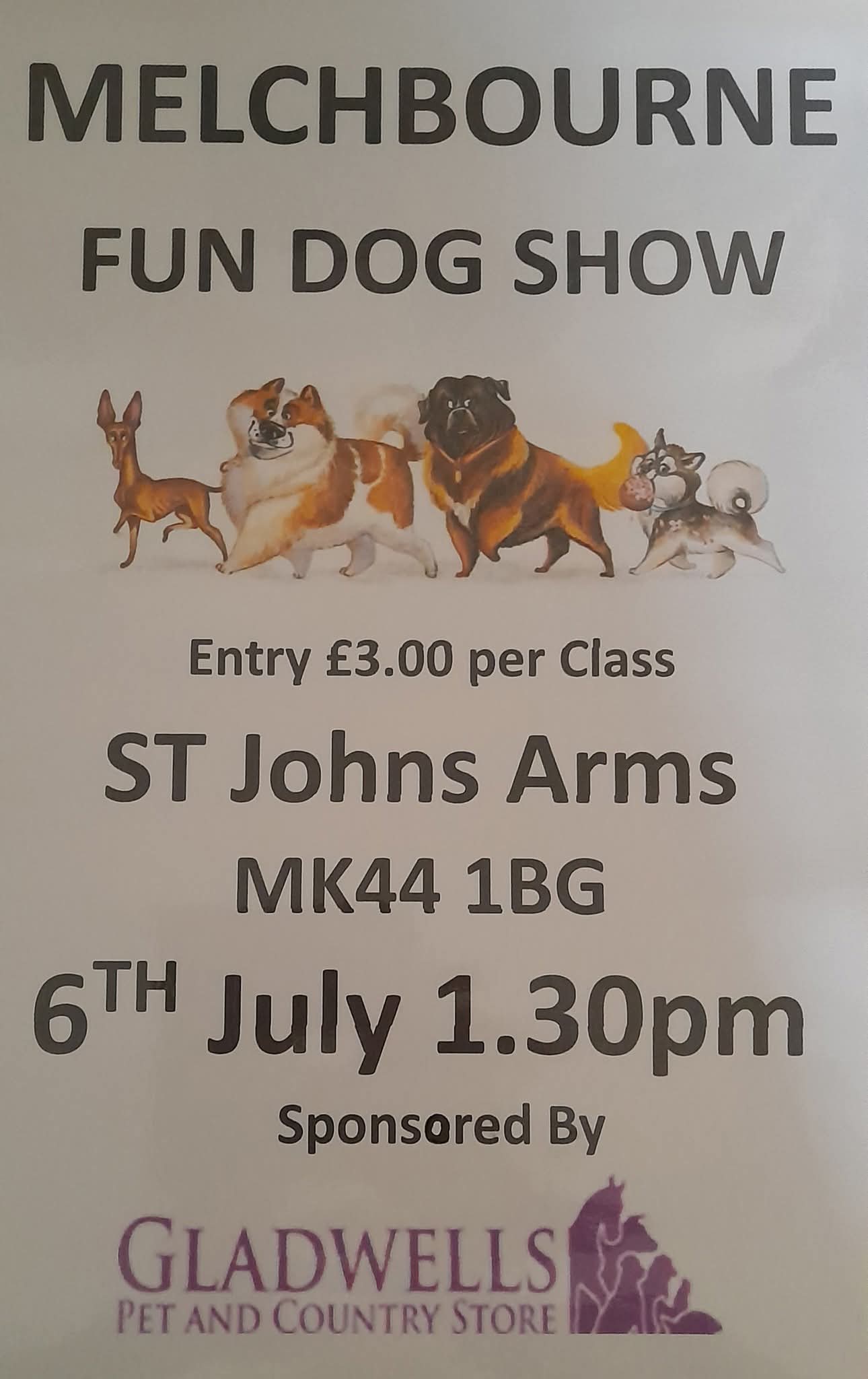 🎊 Melchbourne Feast Day & Dog Show 2025 - St John's Arms, Bedford at St Johns Arms Knotting Rd, Bedford, MK44 1BG | Activities, Adults, Entertainment, Family, Food/Drink, Kids, Low Cost, Music, Outdoor, Social, Stalls, Pay On Entry, Pubs / Restaurants, Play Area | Suitable for: Family, Toilets, Dog Friendly 🎊 Melchbourne Feast Day & Dog Show 2025 - St John's Arms, Bedford - Event Image 2 July 06, 2025 01:00 PM