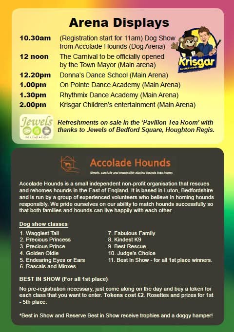 🎊 Houghton Regis Carnival 2025 at The Grn, Houghton Regis, Dunstable LU5 5DX | Adults, Attractions, Entertainment, Family, Food/Drink, Free Entry, Fun, Kids, Music, Outdoor, Parks, Play Parks, Stalls | Suitable for: Accessible, Children, Dog Friendly, Family, Toilets, Wheelchair Friendly 🎊 Houghton Regis Carnival 2025 - Event Image 3 July 12, 2025 10:00 AM