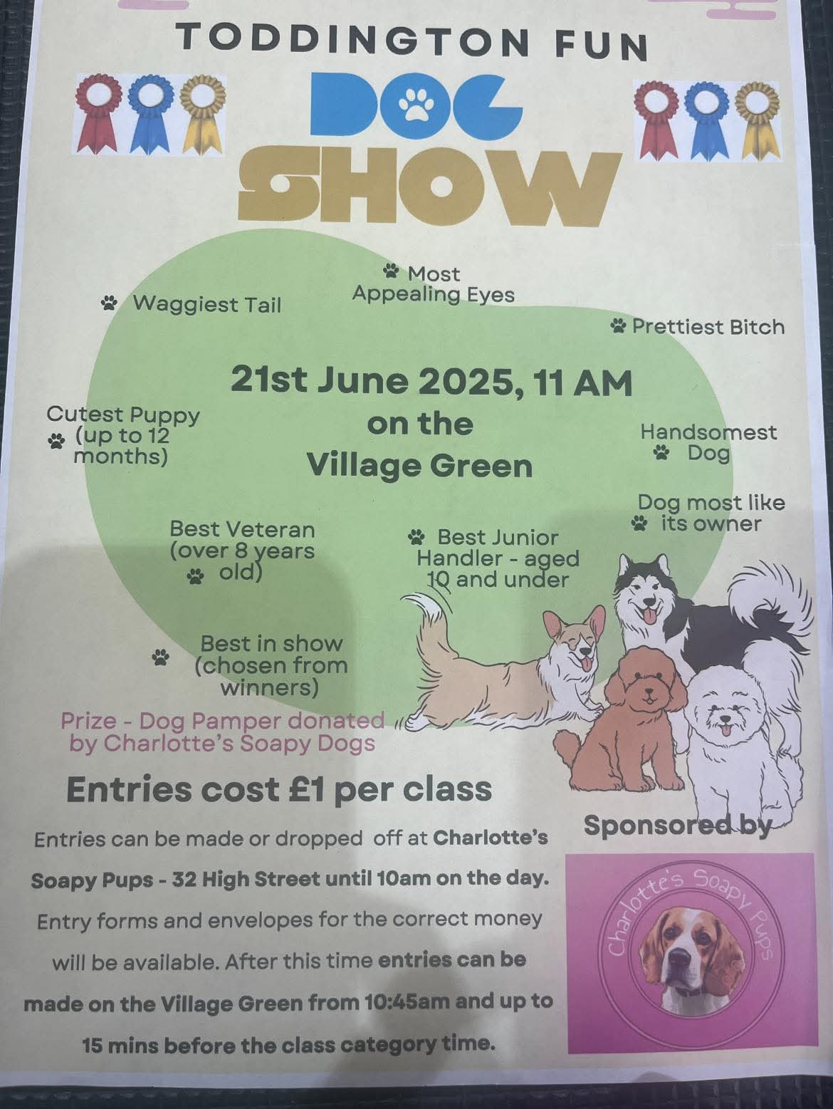 🎊 Toddington Village Fete & Dog Show 2025 at Market Square, Toddington, Dunstable LU5 6AA | Entertainment, Family, Food/Drink, Fun, Fun Fair, Kids, Outdoor, Weather Permitting, Activities, Adults, Animals, Charity, Craft Fair, Free Entry, Music, Pubs / Restaurants, Stalls | Suitable for: Accessible, Children, Dog Friendly, Family 🎊 Toddington Village Fete & Dog Show 2025 - Event Image 2 June 21, 2025 11:00 AM