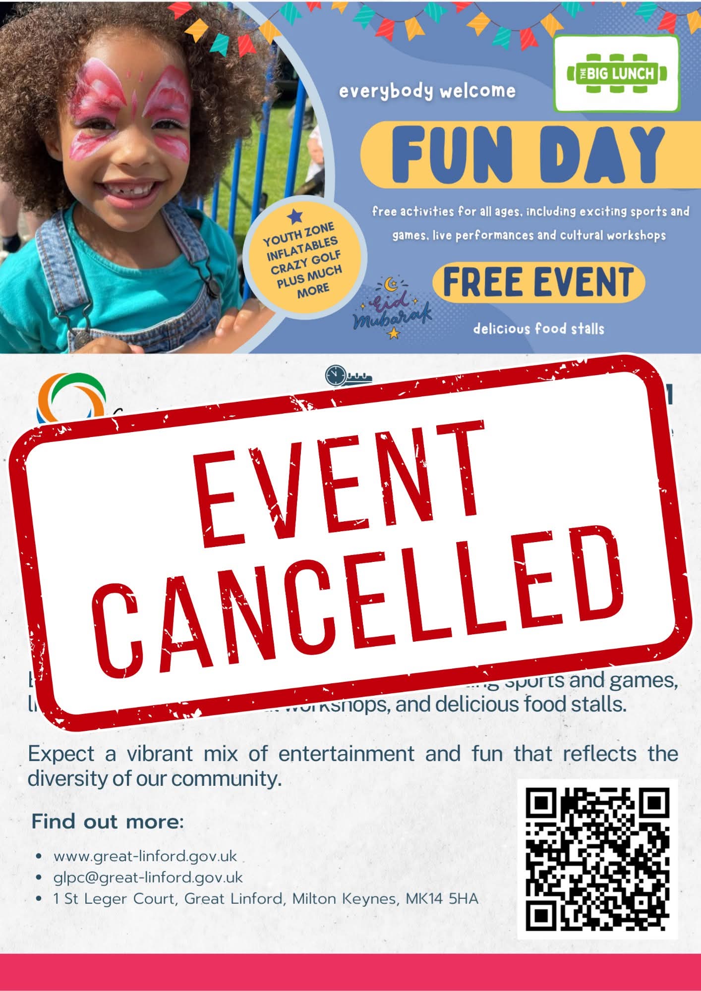 🎊 Free Fun Day 2025 - Conniburrow community Centre, at Connniburrow Community Centre, 37-39 Conniburrow Blvd, Conniburrow, Milton Keynes MK14 7DX
| Activities, Entertainment, Family, Food/Drink, Free, Free Entry, Fun, Kids, Music, Outdoor, Play Area, Social, Sports, Play Parks, Teens | Suitable for: Children, Family, Toilets 🎊 Free Fun Day 2025 - Conniburrow community Centre, - Event Image 3 June 07, 2025 12:00 PM