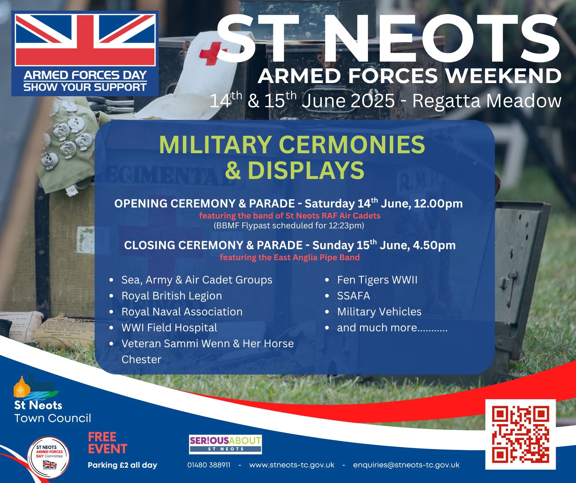 ✈️ St Neots Armed Forces Weekend 2025 - Event Image 3 June 14, 2025 12:00 PM
