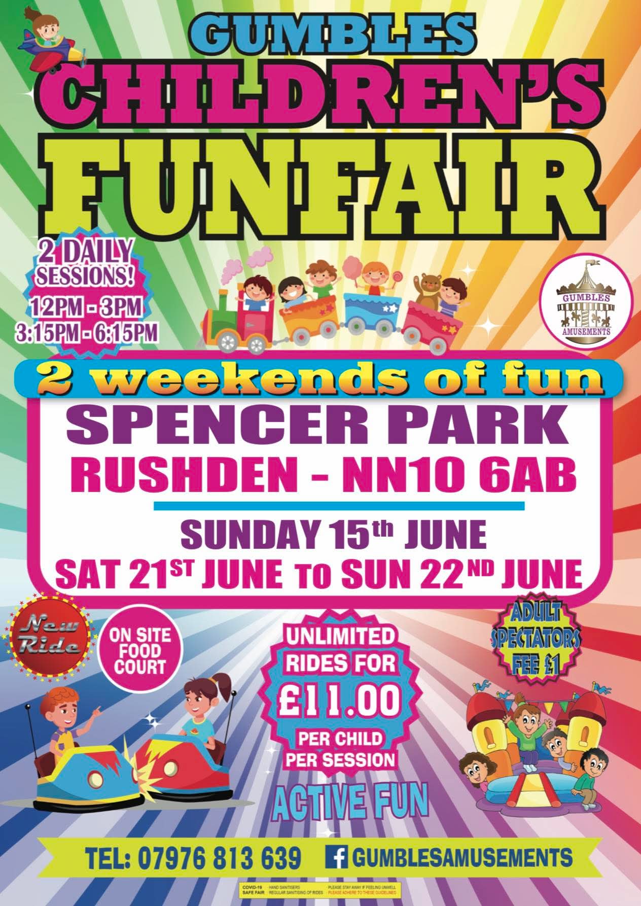 🎡 Gumbles Funfair June 2025 - Rushden - Event Image 4 June 15, 2025 