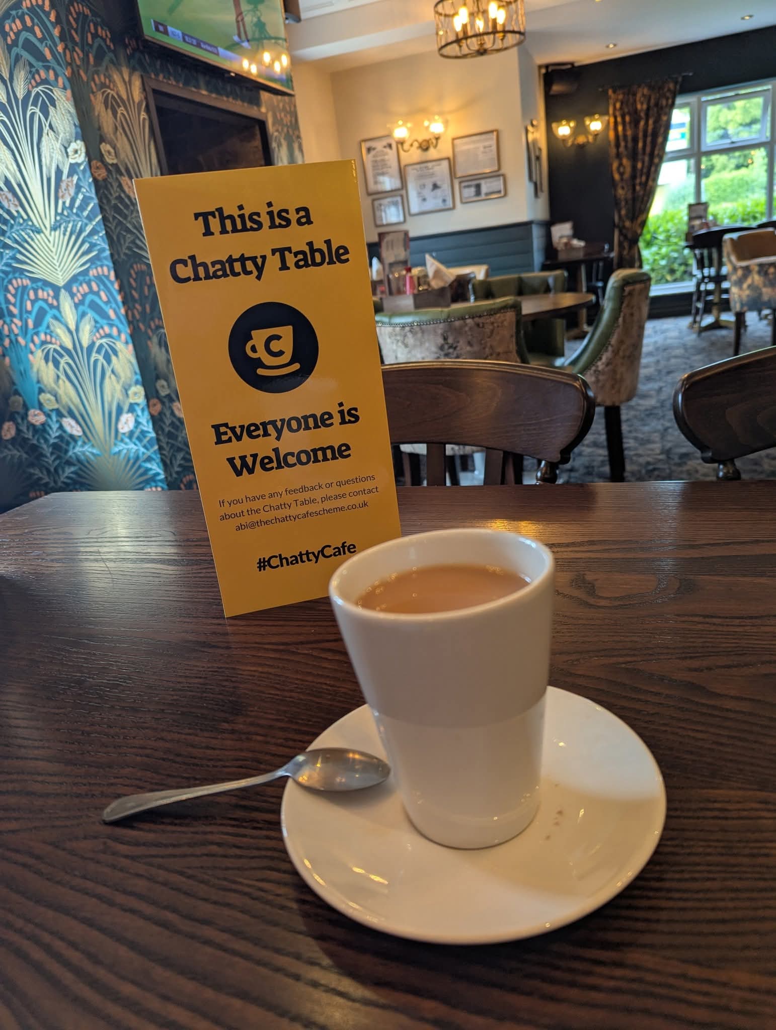 ☕️ The Chatty Cafe - Market Cross, Dunstable at The Market Cross, 14 Luton Rd, Dunstable LU5 4JN | Food/Drink, Social, OAP, Adults, Pubs / Restaurants | Suitable for: Accessible, Free Parking, Parking Onsite, Toilets, Wheelchair Friendly, Blue Badge Parking, Adults Only ☕️ The Chatty Cafe - Market Cross, Dunstable - Event Image 2 June 24, 2025 11:00 AM