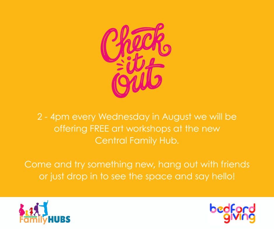 🎨 Free Art Workshops for 11 - 16 year old - Bedford at Central Family Hub, 30 Allhallows, Bedford MK40 1LN | Activities, Creative, Free, Free Entry, Fun, Indoor, Kids, Rainy Days, Social, Teens | Suitable for: Children, Toilets 🎨 Free Art Workshops for 11 - 16 year old - Bedford - Event Image 2 August 06, 2025 02:00 PM
