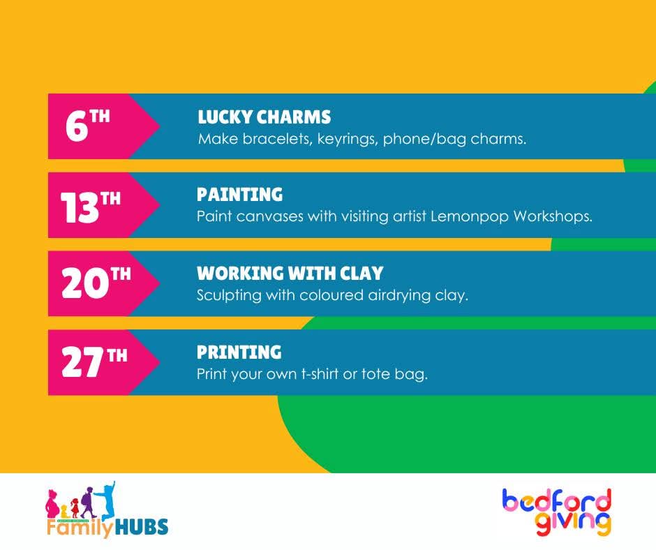 🎨 Free Art Workshops for 11 - 16 year old - Bedford at Central Family Hub, 30 Allhallows, Bedford MK40 1LN | Activities, Creative, Free, Free Entry, Fun, Indoor, Kids, Rainy Days, Social, Teens | Suitable for: Children, Toilets 🎨 Free Art Workshops for 11 - 16 year old - Bedford - Event Image 3 August 06, 2025 02:00 PM