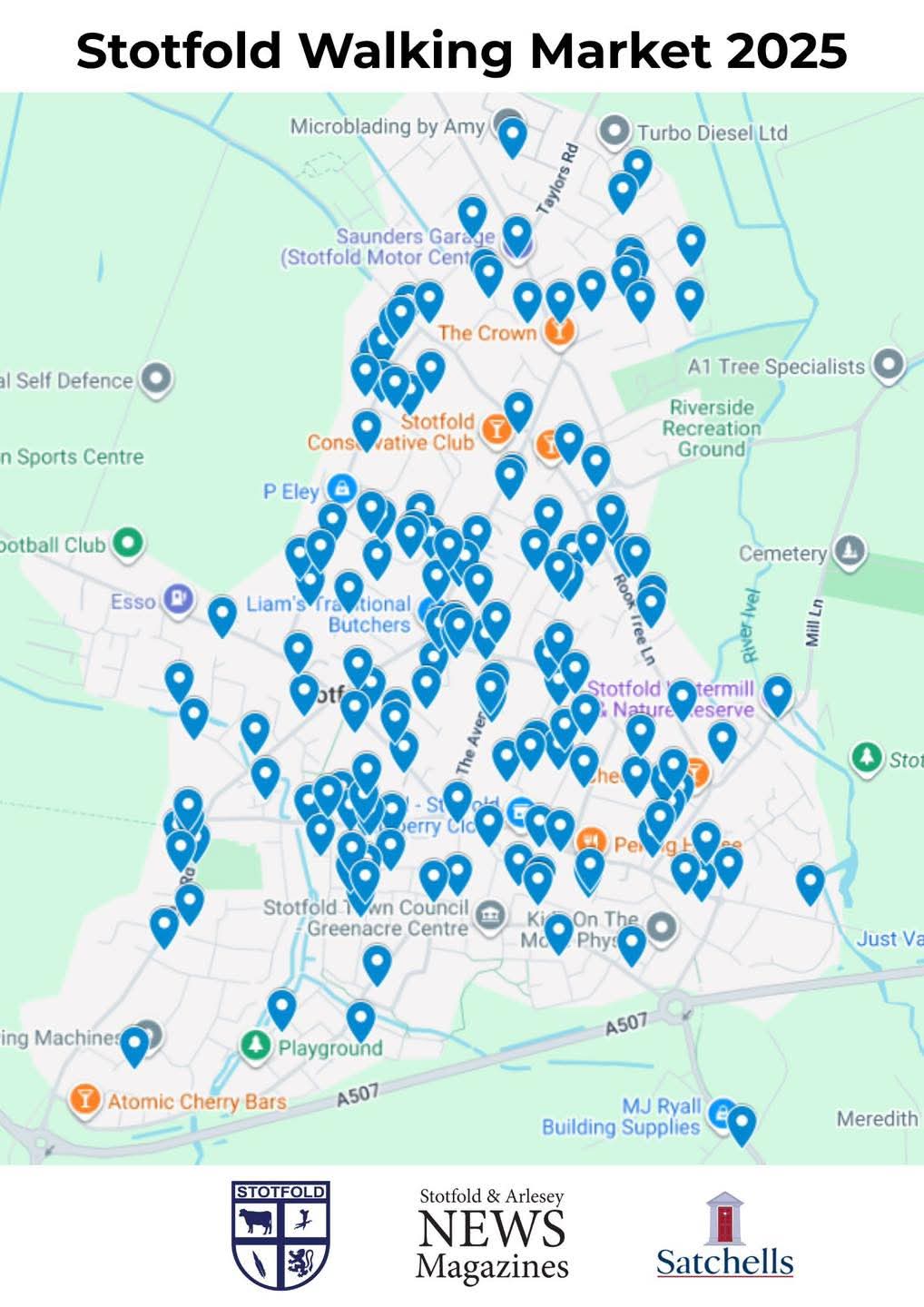 🛍 Stotfold Walking Market 2025 (Over 160 stalls) - Event Image 2 August 25, 2025 10:00 AM