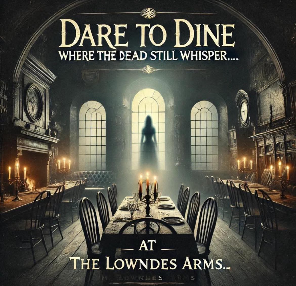 👻 Dinner & Paranormal Investigation - Whaddon at The Lowndes Arms, 4 High St, Whaddon, Milton Keynes MK17 0NA | Adults, Advance Booking, Entertainment, Food/Drink, Nightlife, Social, Spiritual, Ticket Event | Suitable for: Adults Only, Free Parking, Parking Onsite, Toilets 👻 Dinner & Paranormal Investigation - Whaddon - Event Image 2 September 12, 2025 07:30 PM
