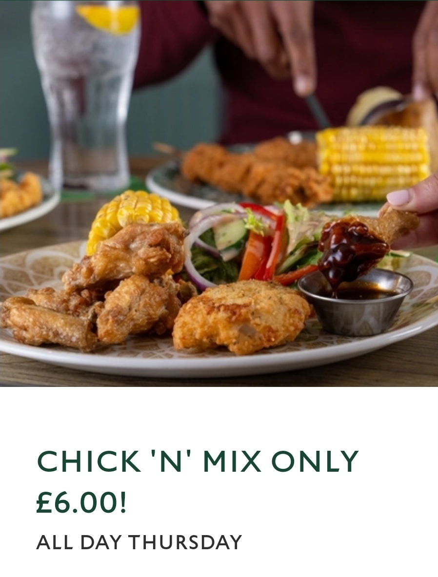 😋 Bumble Bee, Flitwick Meal Deals - 2 MEALS for £13.49  -   Valid from September 11, 2025 until October 31, 2025