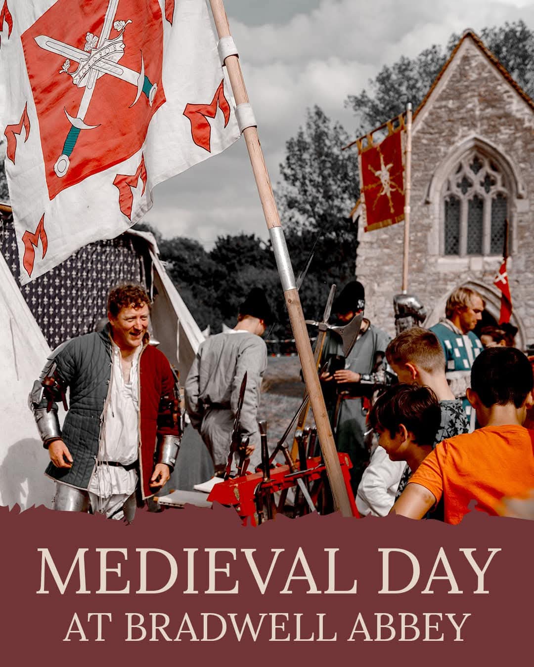 🛡 Medieval Day 2025 - Milton Keynes City Discovery Centre at Milton Keynes City Discovery Centre, Bradwell Abbey, Alston Drive, Milton Keynes, MK13 9AP | Activities, Adults, Entertainment, Family, Food/Drink, Free Entry, Fun, History & Heritage, Outdoor, Stalls | Suitable for: Children, Family, Accessible, Dog Friendly, Toilets 🛡 Medieval Day 2025 - Milton Keynes City Discovery Centre - Event Image 2 September 14, 2025 11:00 AM