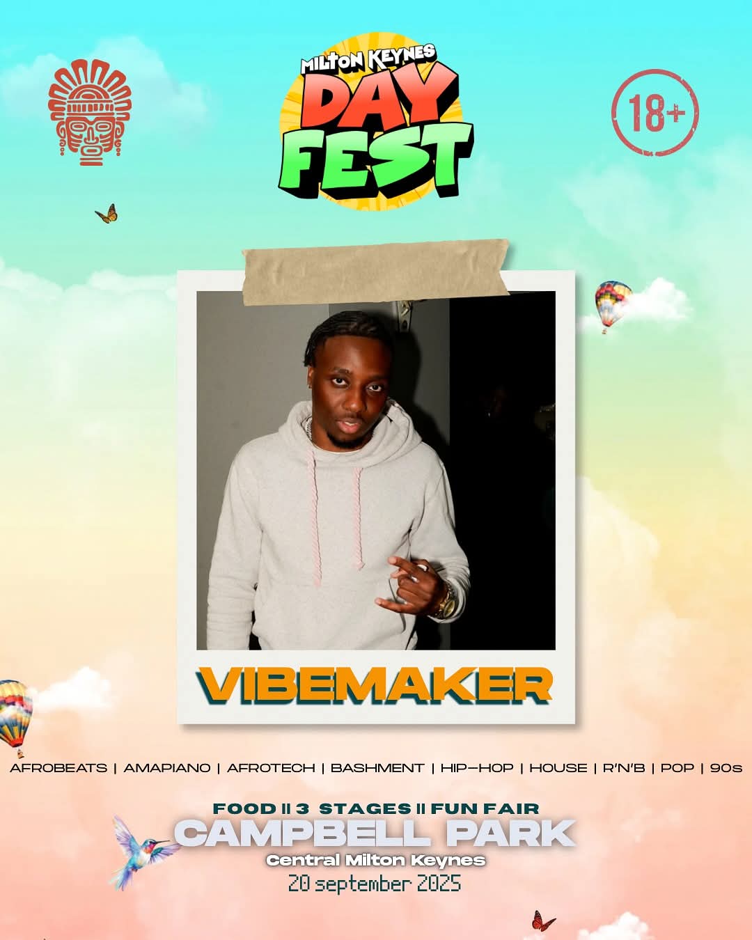 🎉 Milton Keynes Day Fest 2025 - CAMPBELL PARK - Event Image 5 September 20, 2025 12:00 PM