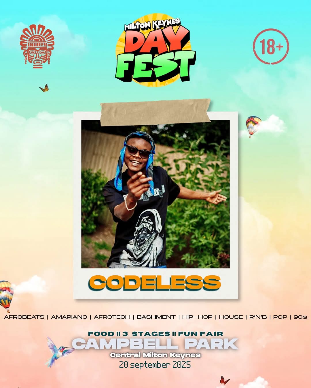🎉 Milton Keynes Day Fest 2025 - CAMPBELL PARK - Event Image 7 September 20, 2025 12:00 PM
