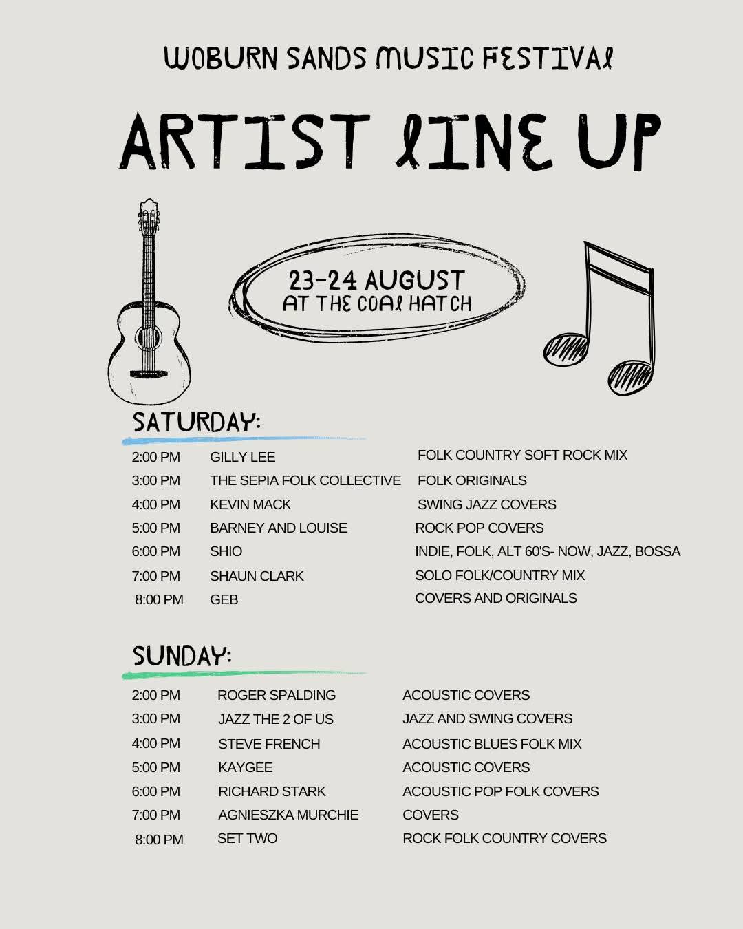 🎸 Woburn Sands Music Festival 2025 - Event Image 5 August 23, 2025 01:00 PM