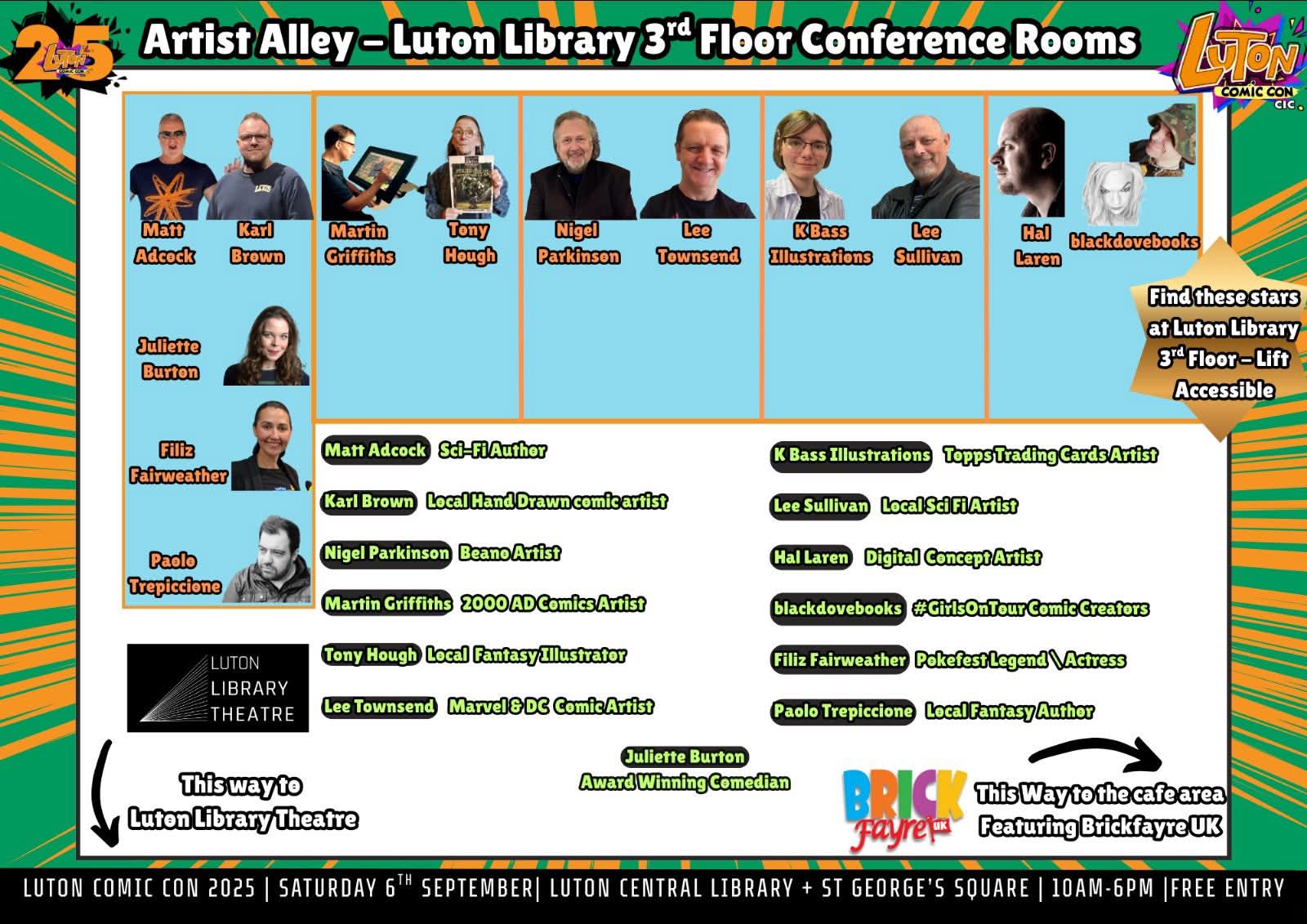 🦸♂️ Luton Comic con 2025 at Luton Library Theatre, St George's Square, Luton, Bedfordshire, LU1 2NG | Entertainment, Family, Fun, Indoor, Rainy Days, Activities, Adults, Attractions, Creative, Kids, Outdoor, Teens, Free, Free Entry | Suitable for: Accessible, Family, Toilets, Wheelchair Friendly 🦸♂️ Luton Comic con 2025 - Event Image 4 September 06, 2025 10:00 AM