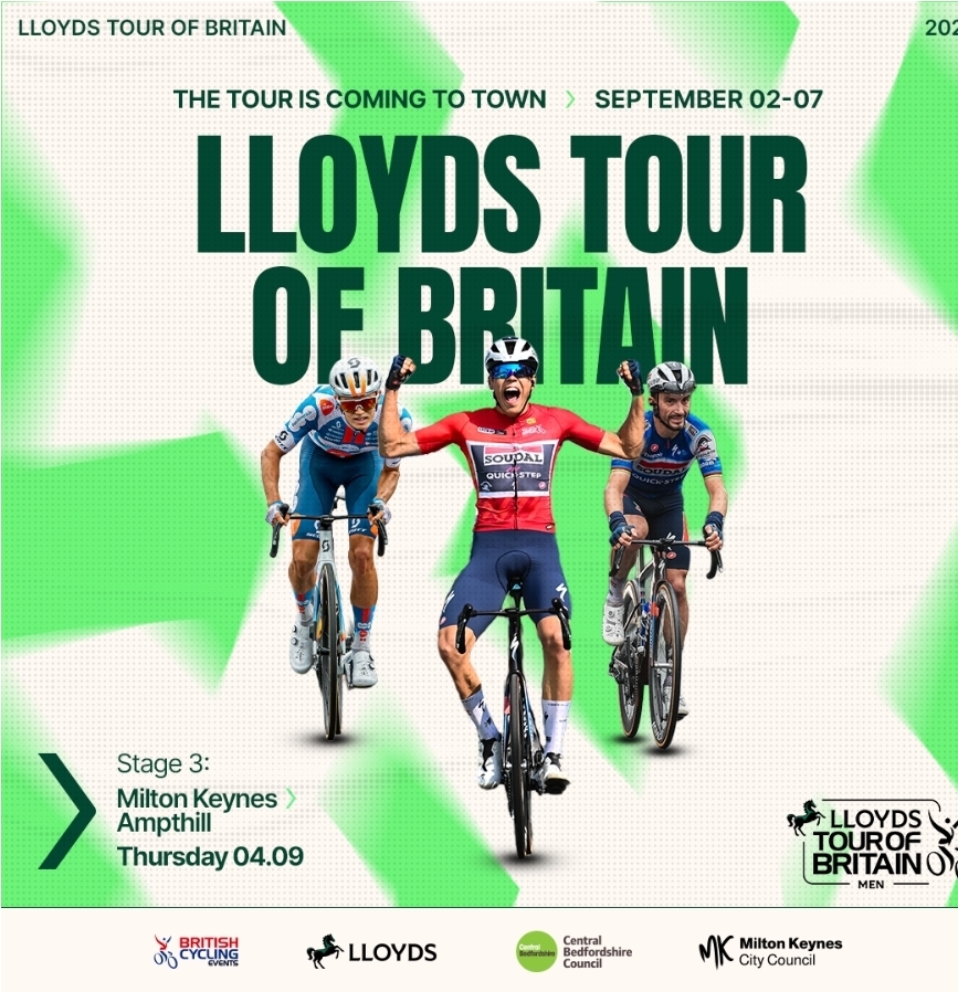 🇬🇧 🚴♂️ The Tour of Britain is coming through Bedfordshire Thursday 4th September 2025 at Midsummer Boulevard, Milton Keynes, MK9 3GA, United Kingdom | Adults, Free, Outdoor, Sports | Suitable for: Family 🇬🇧 🚴♂️ The Tour of Britain is coming through Bedfordshire Thursday 4th September 2025 - Event Image 3 September 04, 2025 11:30 AM
