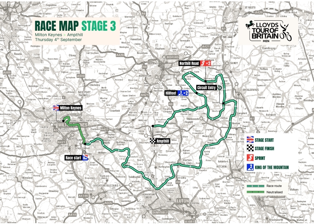 🇬🇧 🚴♂️ The Tour of Britain is coming through Bedfordshire Thursday 4th September 2025 at Midsummer Boulevard, Milton Keynes, MK9 3GA, United Kingdom | Adults, Free, Outdoor, Sports | Suitable for: Family 🇬🇧 🚴♂️ The Tour of Britain is coming through Bedfordshire Thursday 4th September 2025 - Event Image 4 September 04, 2025 11:30 AM