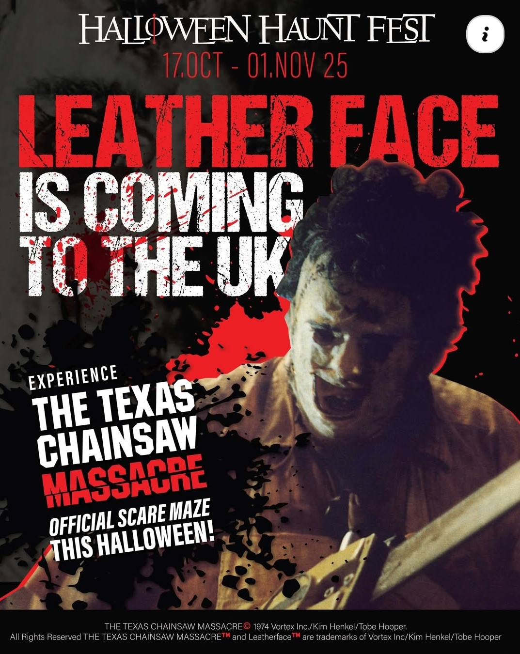 😱 Halloween Haunt Fest 2025 - Hertfordshire Showground at Hertfordshire Showground, Dunstable Road, AL3 7 Redbourn | Adults, Date Idea, Entertainment, Food/Drink, Fun, Fun Fair, Half Term, Music, Nightlife, Outdoor, Ticket Event, Walks, Advance Booking | Suitable for: Free Parking, Parking Onsite, Toilets 😱 Halloween Haunt Fest 2025 - Hertfordshire Showground - Event Image 2 October 17, 2025 04:30 PM