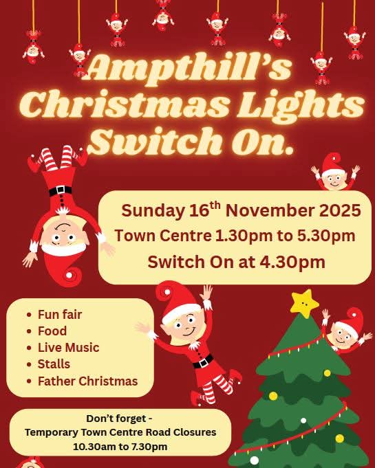 🎄 Ampthill Christmas Light Switch On 2025 - Event Image 4 November 16, 2025 01:30 PM