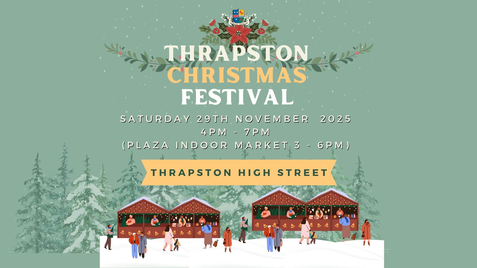 🎄 Thrapston Christmas Festival 2025  - Event Image 3 November 29, 2025 04:00 PM