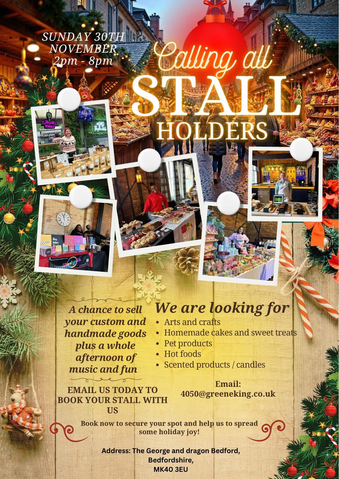 🎄 Christmas Craft Fair 2025 - The George & Dragon, Bedford - Event Image 2 November 30, 2025 02:00 PM