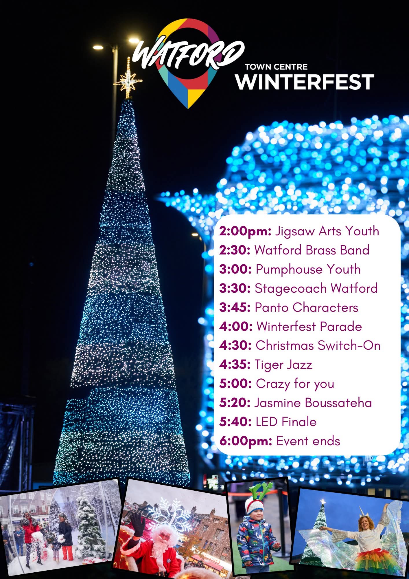 🎅 Watford WinterFest 2025  - Event Image 4 November 15, 2025 02:00 PM