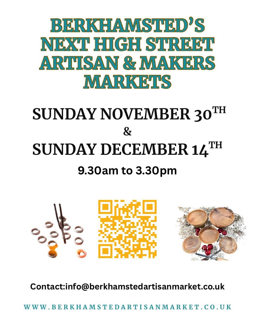 🛍 Berkhamsted Artisan Market - December 2025 - Event Image 4 December 14, 2025 09:30 AM