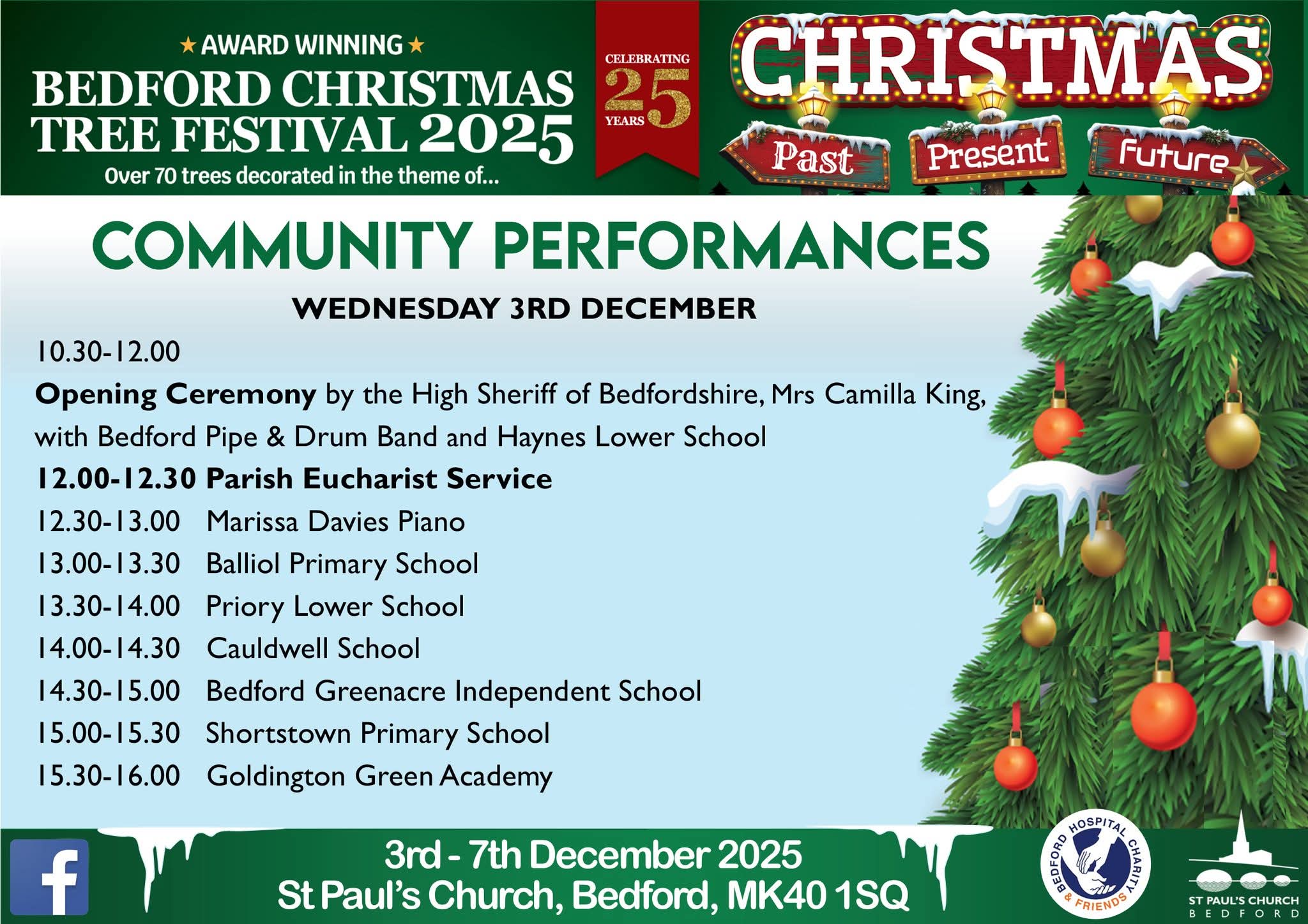 🎄 Bedford Christmas Tree Festival 2025 - Event Image 4 December 03, 2025 10:00 AM