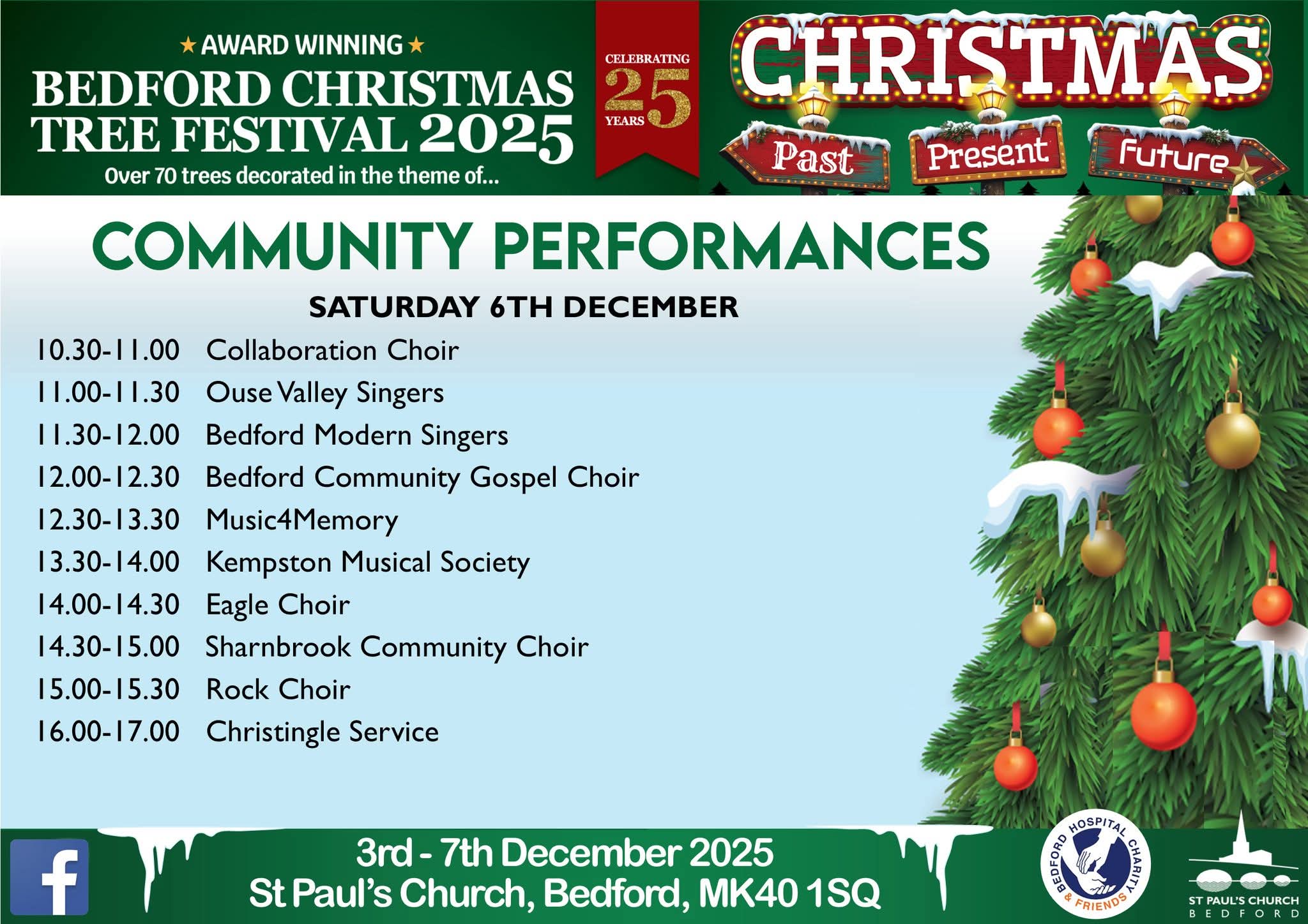 🎄 Bedford Christmas Tree Festival 2025 - Event Image 5 December 03, 2025 10:00 AM