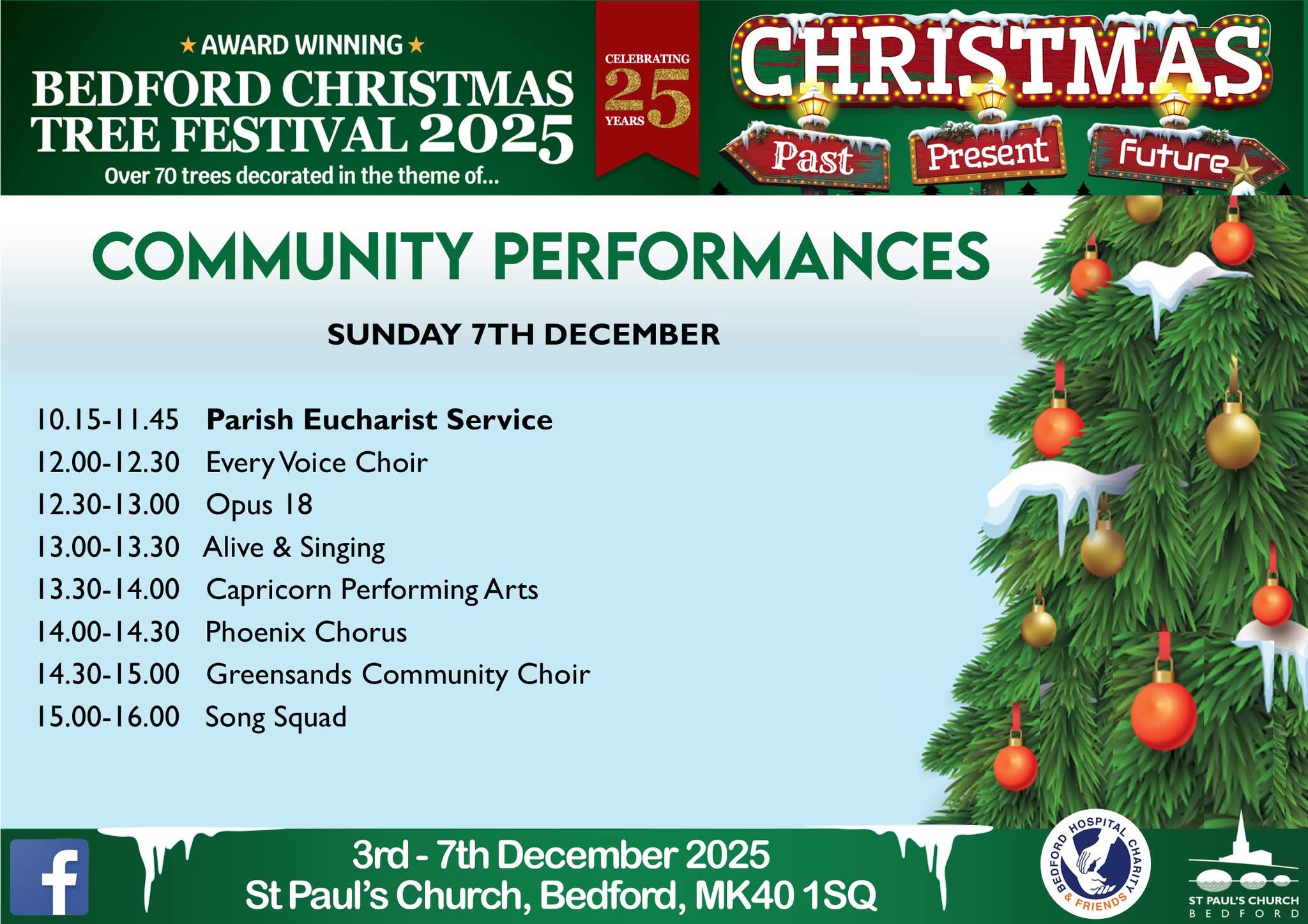 🎄 Bedford Christmas Tree Festival 2025 - Event Image 6 December 03, 2025 10:00 AM