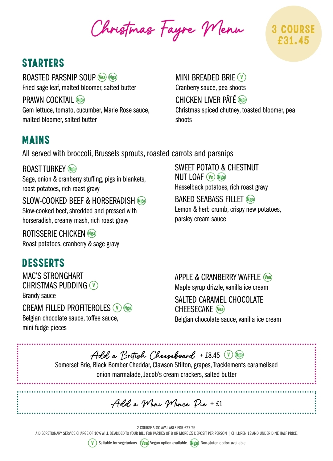 🍽💃 Christmas Party Nights 2025 - The Kings Reach, Biggleswade  - Event Image 3 December 19, 2025 07:00 PM