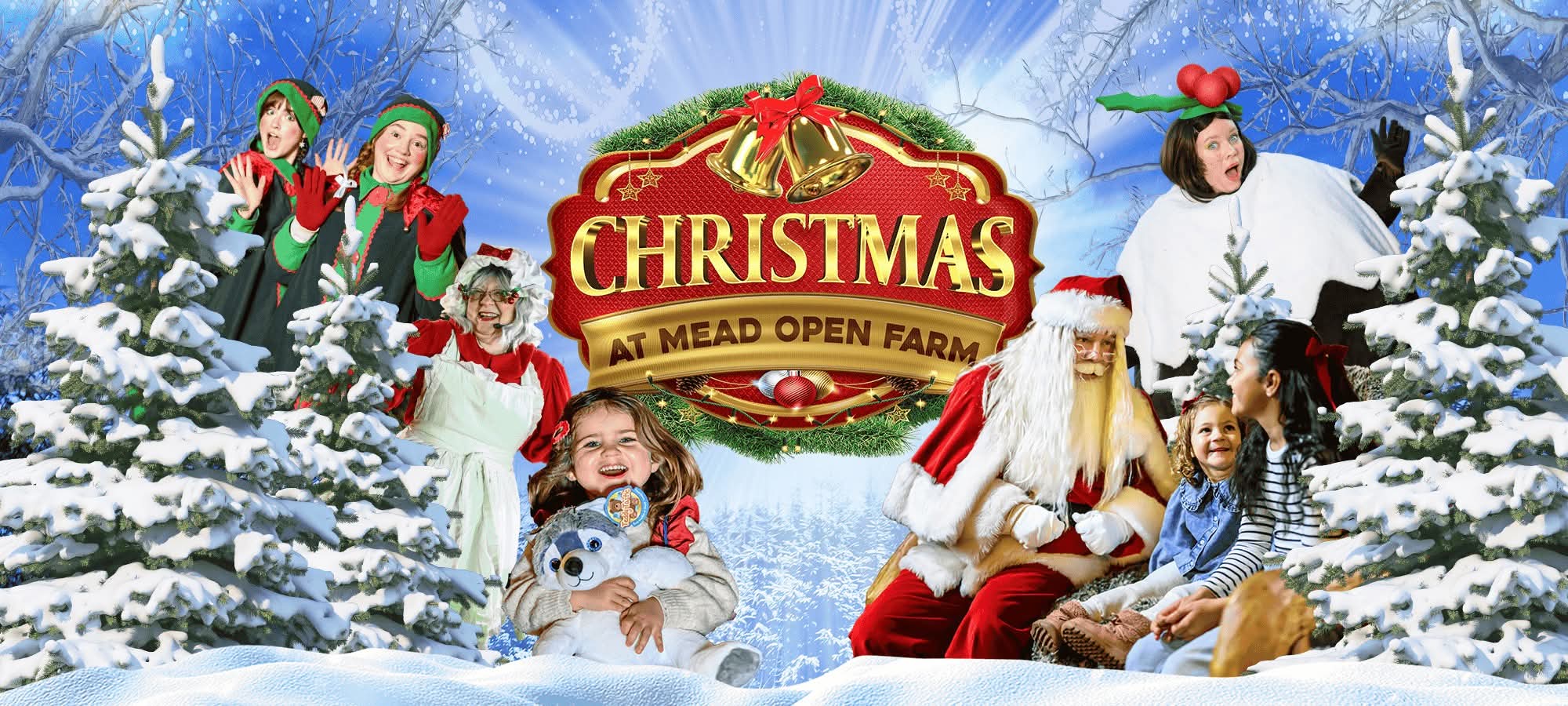 🎅 Christmas at Mead Open Farm 2025  - Event Image 3 December 06, 2025 09:30 AM