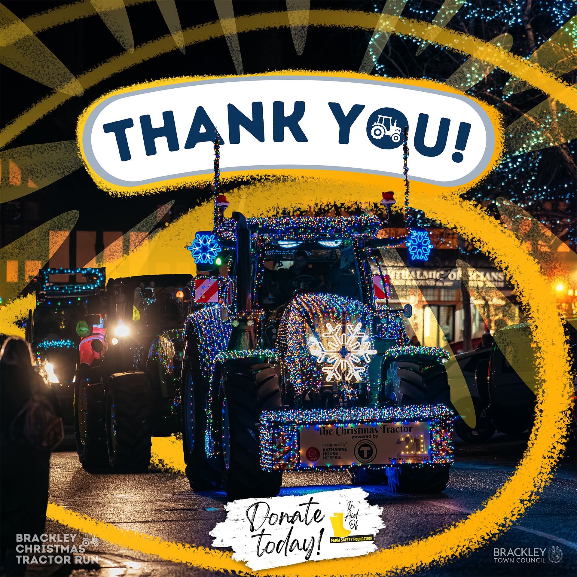 🚜 🎅 Brackley Christmas Tractor Run 2025 - Northamptonshire - Event Image 2 December 07, 2025 06:00 PM