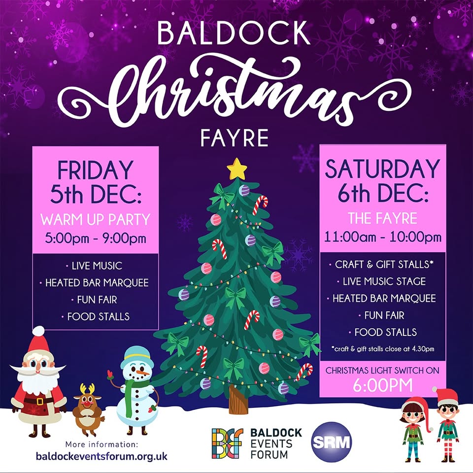 🎄 Baldock Christmas Light Switch On 2025  - December 06, 2025 11:00 AM at High St, Baldock SG7 6AR