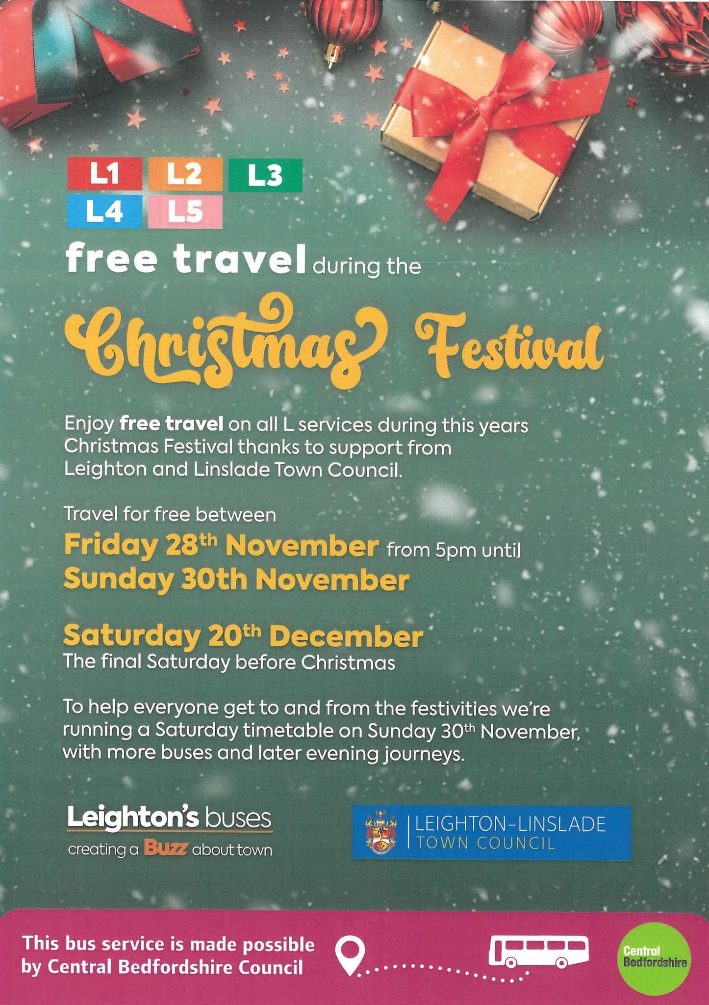 🎅 Leighton Buzzard Christmas Festival Weekend 2025 - High St - Event Image 6 November 28, 2025 04:00 PM
