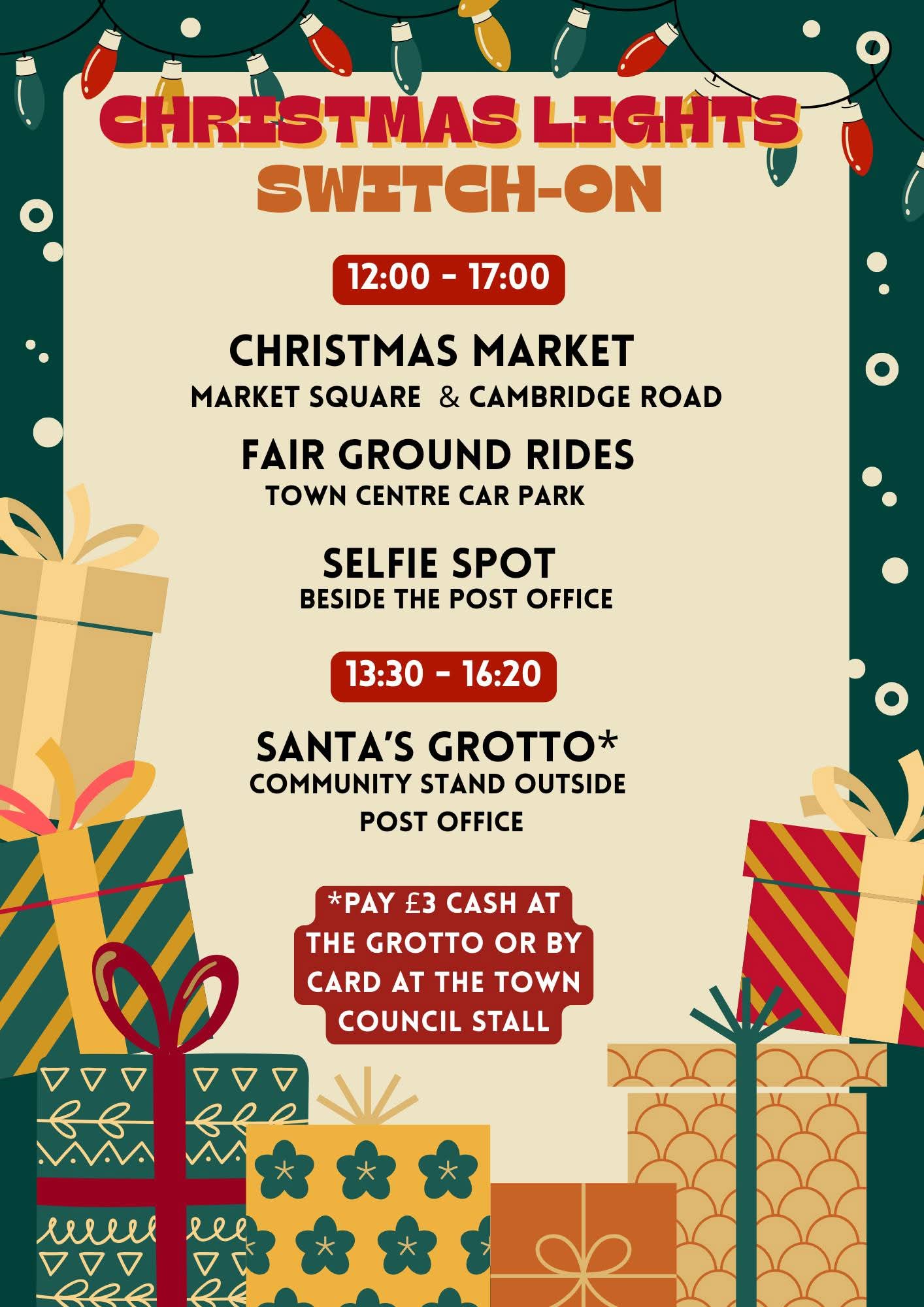 🎄 Sandy Christmas Light Switch On 2025  - Event Image 2 November 30, 2025 12:00 PM