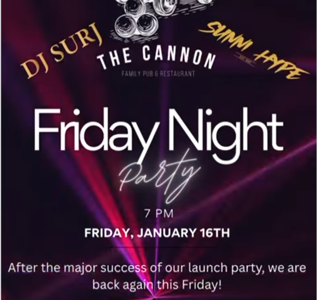 🎶 Friday Party Nights! The Cannon, Stopsley  - Event Image 5 January 16, 2026 07:00 PM