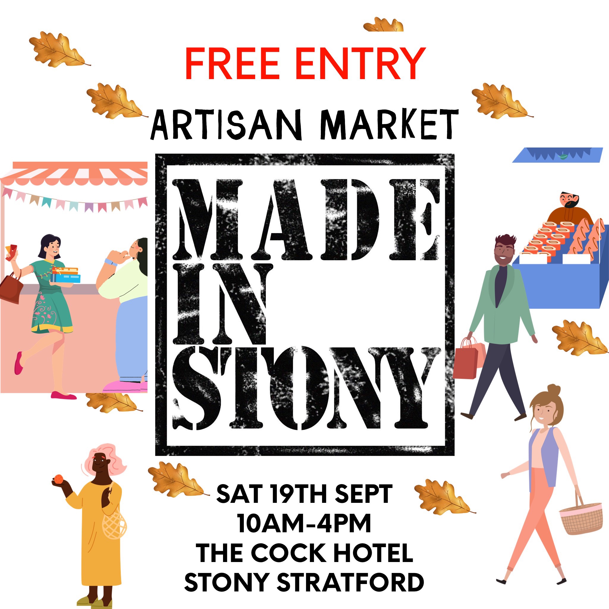 🛍 Stony Stratford’s Big Market Day - September 19, 2026 10:00 AM at Stony Stratford, Milton Keynes, Buckinghamshire, MK11 1AH