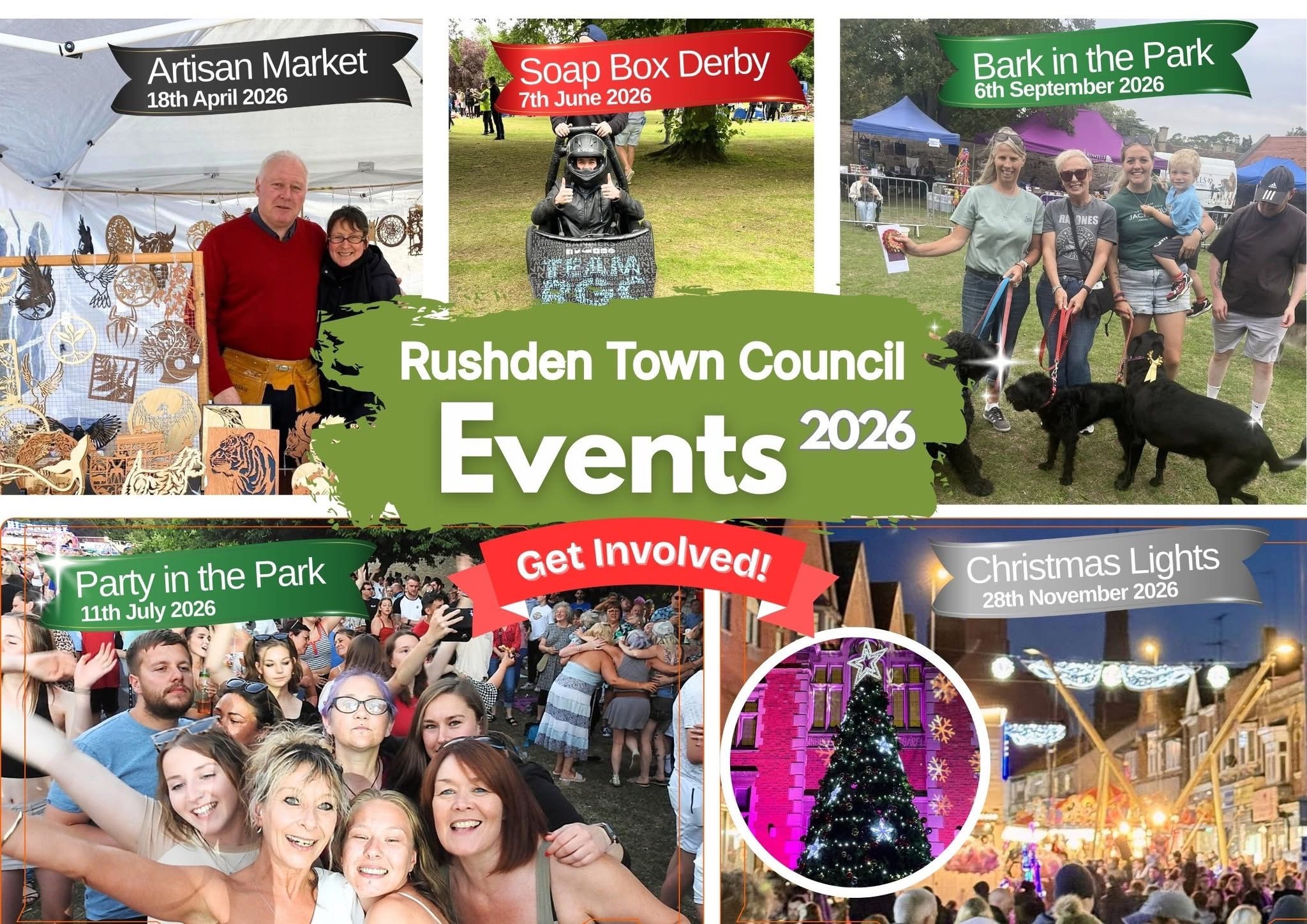 🎊 Rushden Party in the park 2026  - July 11, 2026 01:00 PM at Hall Park, Rushden, Northamptonshire, NN10 9ES